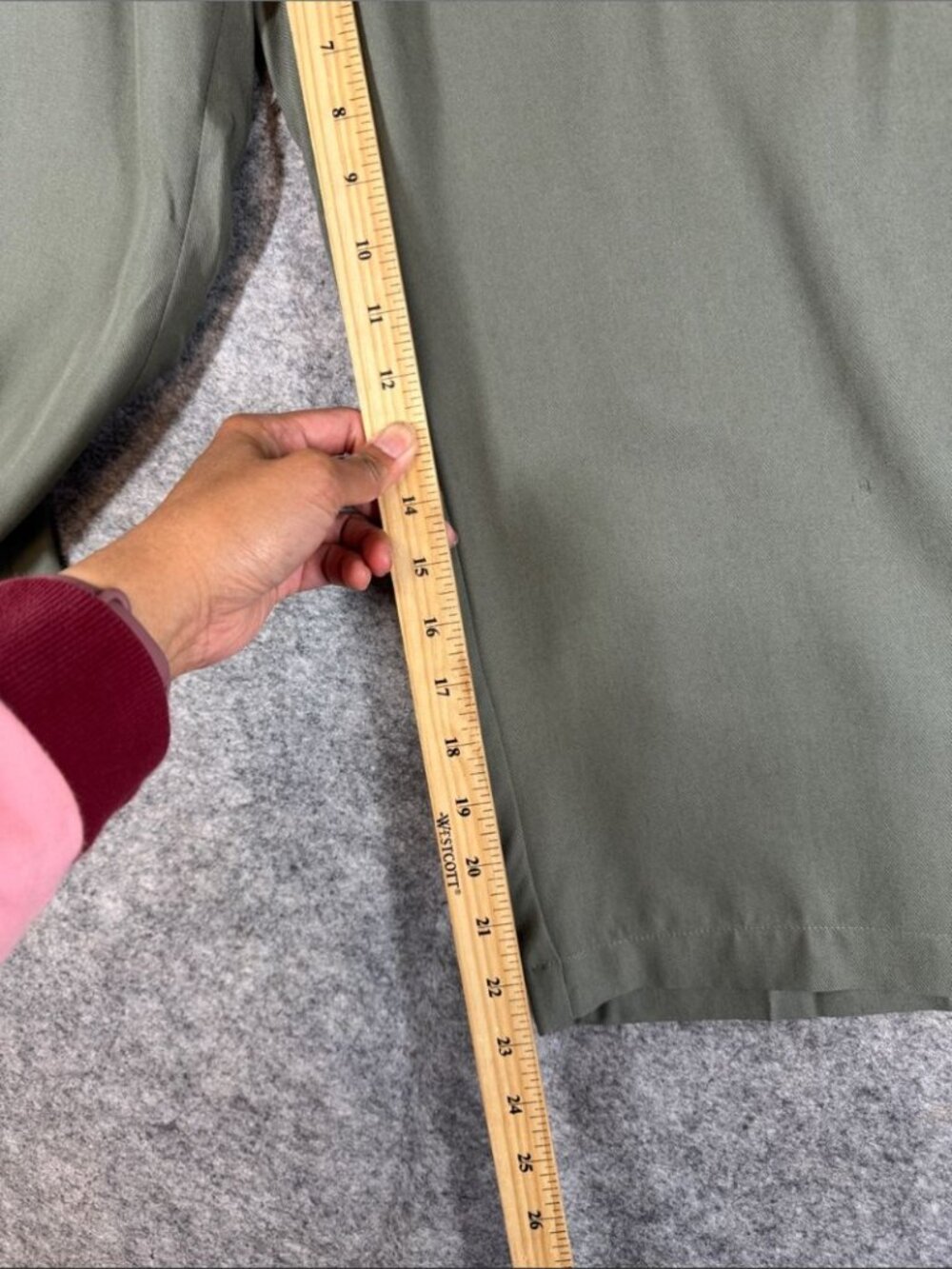 J.Jill Tencel Wide Leg Pants Sage Green M Petite Boho Casual Summer Resortwear - Picture 7 of 15